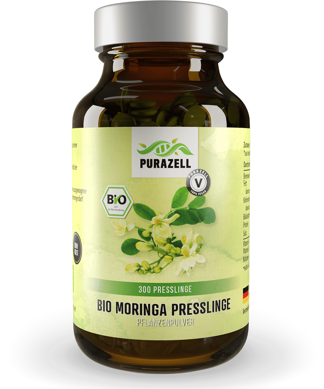 Bio-Moringa-Presslinge