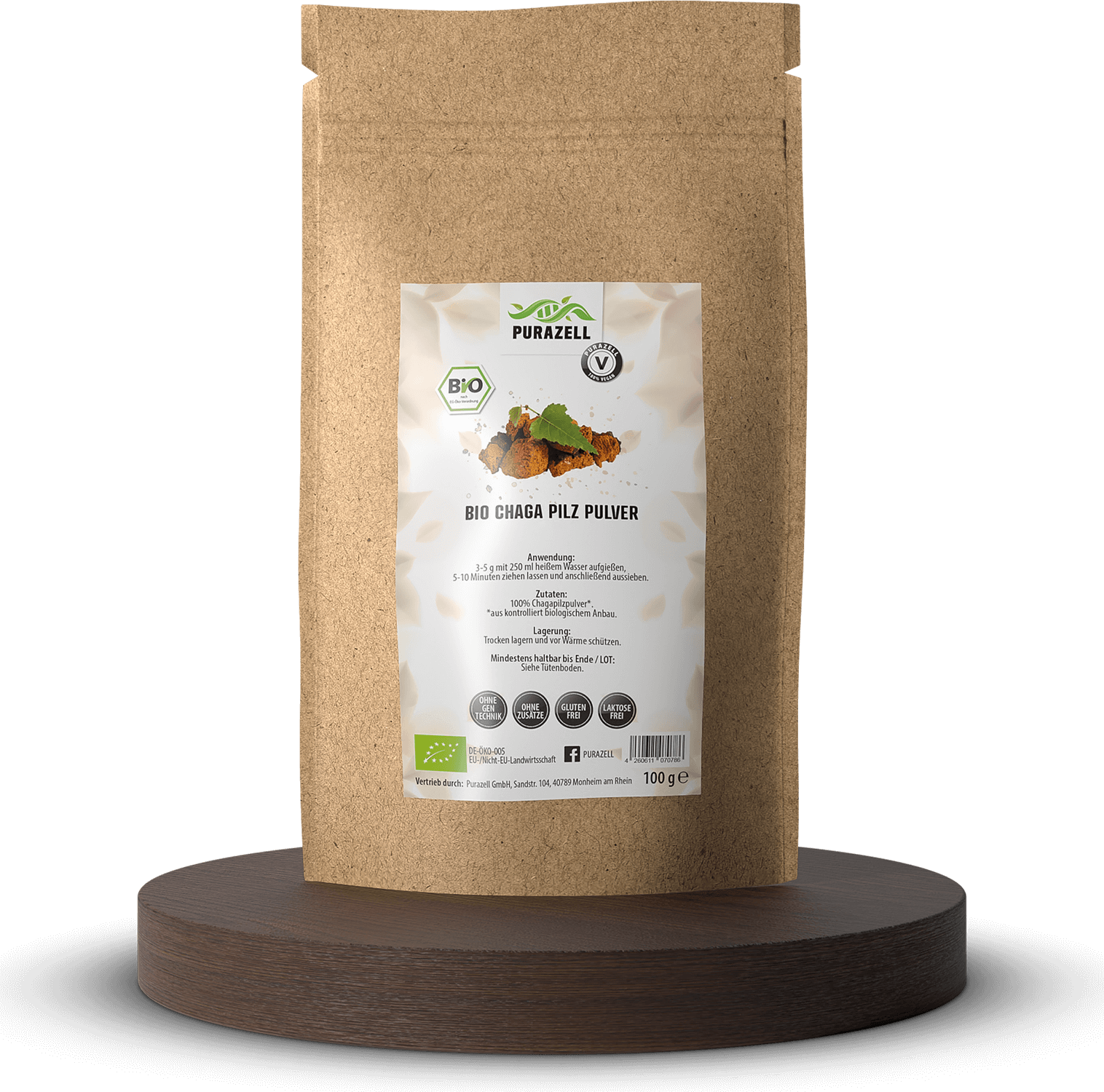 Bio-Chaga-Pilz-Pulver