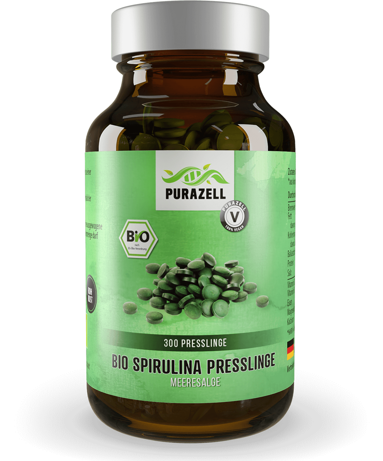 Bio-Spirulina-Presslinge
