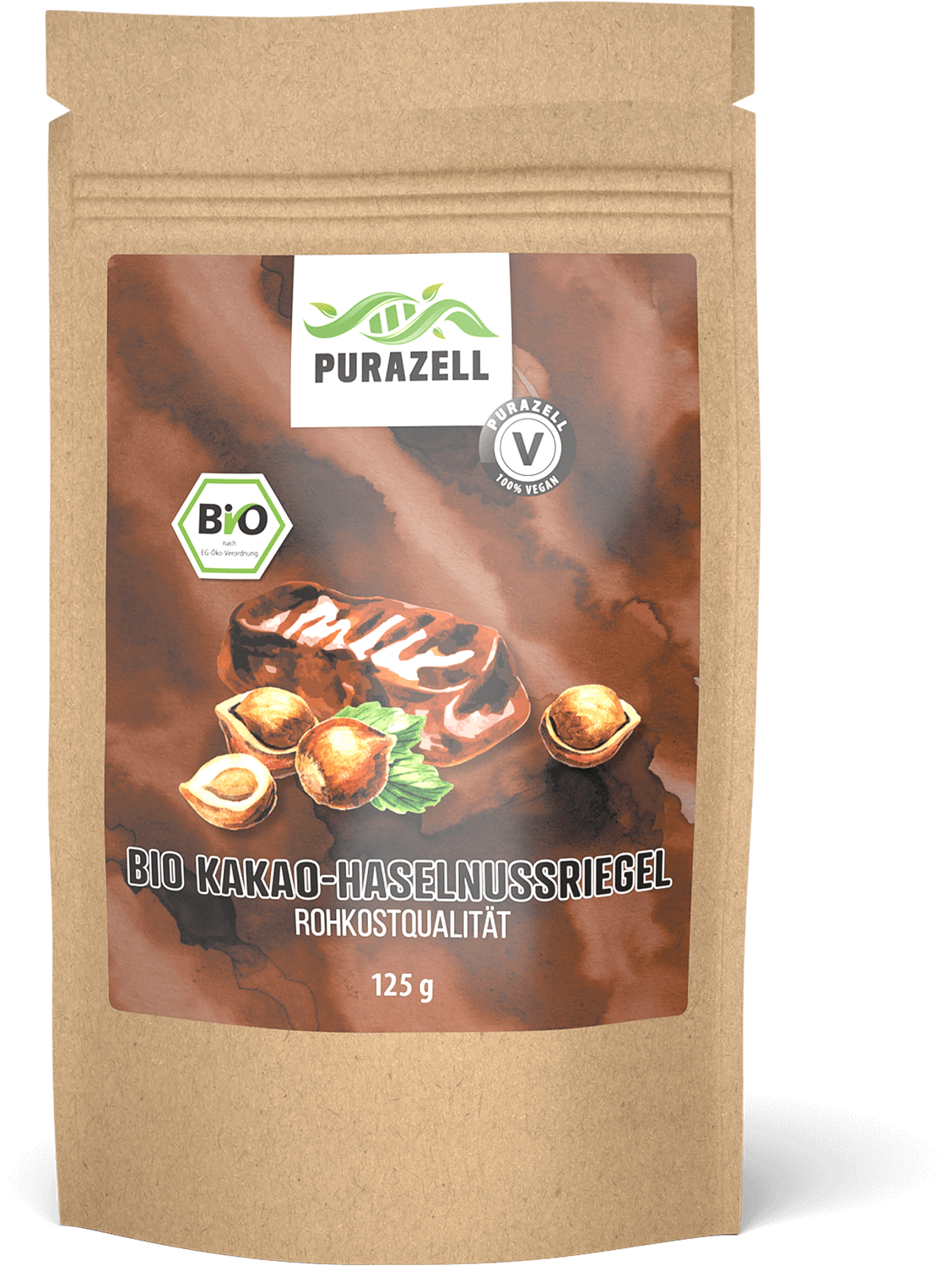 Bio-Kakao-Haselnussriegel