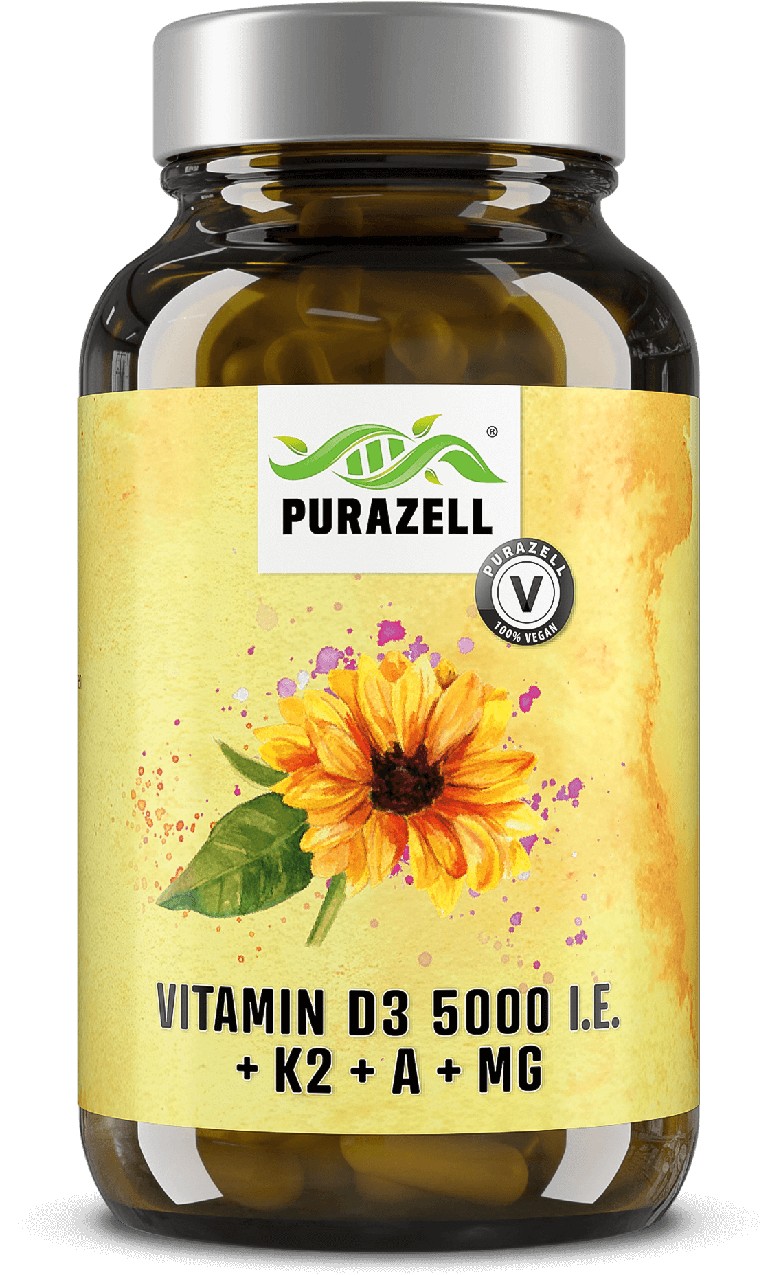 Vitamin D3 5000 IE + K2 + A + MG