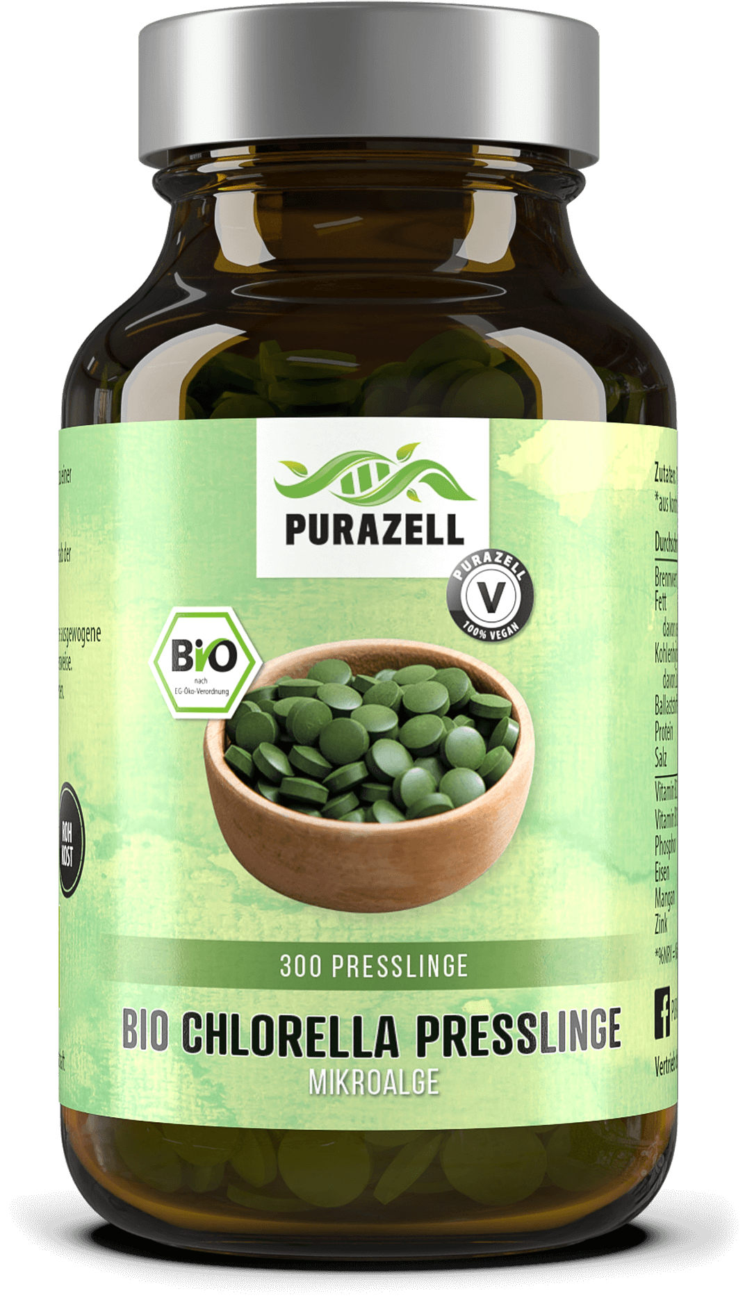 Bio Chlorella Presslinge